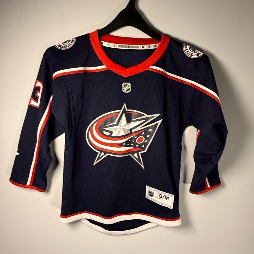 NHL CAMERON ATKINSON COLUMBUS BLUE JACKETS JERSEY FANATIC Women’s S/M Runs Small